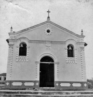 Detalhe da igreja da vila Silves (AM)