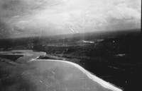 Vista aérea da Baía de Cabrália no Povoado de Santo André em Santa Cruz de Cabrália (BA)