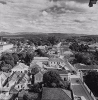 Vista da cidade de Pouso Alegre tiradas da torre da Igreja (MG)