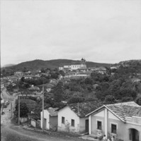 Vista da cidade de Caeté, tirada do alto (MG)