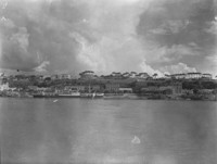 Vista da cidade de Corumbá e do Rio Paraguai (MT)