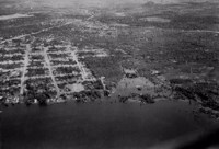 Vista aérea da cidade de Santarém (PA)