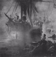 Museu Histórico Nacional : tela Batalha Naval do Riachuelo, de Victor Meireles (RJ)