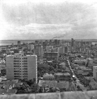 Arranha-céus : vista panorâmica de Porto Alegre (RS)