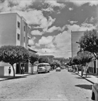 Vista da Rua Quinze de Novembro, na cidade de Lages (SC)