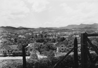 Vista geral da cidade de Brusque, à margem do Rio Itajaí-Mirim (SC)