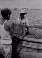 Pescadores no antigo porto de Aracaju (SE)