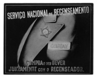 Selo comemorativo do censo de 1940 : cumpra o seu dever juntamente com o recenseador