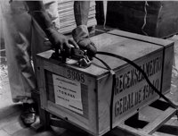 Censo de 1940 : transporte do material censitário para Torres, RS