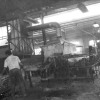 Fábrica Brasil/ Juta  vendo-se o maquinário em Manaus (AM)