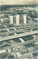 [Vista aérea da cidade : Eixo Rodoviário] : Brasília, DF