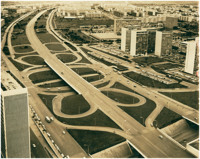 [Vista aérea da cidade : Eixo Rodoviário] : Brasília, DF