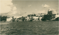 Rio Cricaré  : vista panorâmica da cidade : Nova Venécia, ES