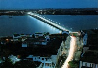 [Vista panorâmica da cidade : Rio Anil] : Ponte Governador José Sarney : São Luís, MA