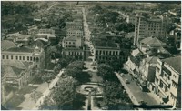 [Vista aérea da cidade : Praça Rui Barbosa] : Uberaba, MG
