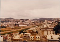 Vista panorâmica da cidade : Rio Paraibuna : Juiz de Fora, MG