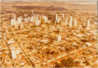 Vista [aérea] da cidade : Uberlândia, MG