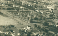 Vista aérea da cidade : Praça Brasil : Rondonópolis (MT)