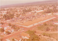 Vista aérea da cidade : Feira Livre : Central de Abastecimento : Rondonópolis (MT)