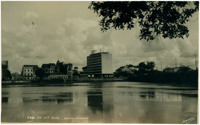 Rio Capibaribe : Cais de Santa Rita : [vista parcial da cidade] : Recife, PE