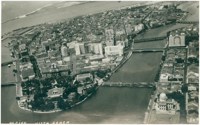 Rio Capibaribe : vista aérea [da cidade] : Recife, PE