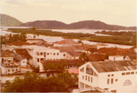 Vista panorâmica da cidade : [Baía de Paranaguá] : Ilha da Cotinga : Paranaguá, PR