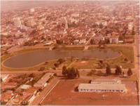 Vista [aérea] da cidade : Lagoa das Lágrimas : Guarapuava (PR)