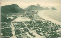 [Vista aérea do] Bairro de Copacabana : [Praia de Copacabana] : Rio de Janeiro (RJ)