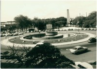 Praça Brasil : Fonte Luminosa : Obelisco : Volta Redonda, RJ