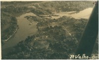 Vista aérea da cidade : [Rio Madeira] : Porto Velho, RO