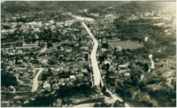 Vista aérea da cidade : Alameda Rio Branco : Blumenau, SC
