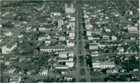 Vista aérea da cidade : [Avenida Getúlio Dorneles] : Chapecó, SC