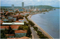 Vista panorâmica [da cidade] : Avenida Ivo do Prado : Rio Sergipe : Aracaju (SE)