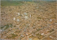 Vista aérea da cidade : Taubaté, SP
