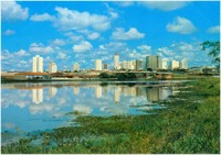 Represa Municipal : vista panorâmica da cidade : São José do Rio Preto, SP