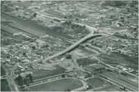 [Vista aérea da cidade] : Viaduto de Utinga : Santo André, SP