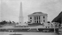 Praça General Dutra : [Obelisco dos Herois da Revolução : Fonte Luminosa : Palácio Rio Branco] : Rio Branco, AC