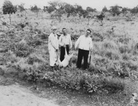 Membros da excursão do Conselho Nacional de Geografia, entre Coxim e Campo Grande (MS)