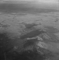 Vista aérea da Serra do Murupu ao norte de Boa Vista (RR)