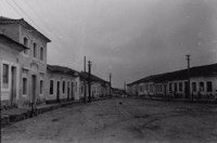 Aspecto da Rua das Neves, à esquerda a antiga casa da moeda. O sobrado e a casa mais antiga de Iguape (SP)