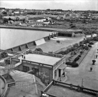 Saída de água da represa : Município de São José do Rio Preto (SP)