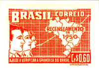 Censo de 1950 : selo comemorativo