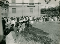 Censo de 1950 : dia de prova para candidatos a recenseador no Instituto de Educação