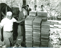 Censo de 1960 : pesagem do material para trituração