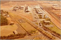 [Vista aérea do] Distrito Industrial : Fábrica de óleos comestíveis da ABC : Uberlândia, MG
