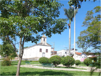 Praça Pedro Severino de Aguiar : Igreja do Rosário : São Francisco de Paula, MG