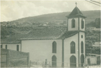 Igreja de Nossa Senhora do Rosário : [vista panorâmica da cidade] : Itabira (MG)