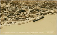 [Rio Itajaí-açu] : Porto de Itajaí : vista aérea da cidade : Itajaí, SC
