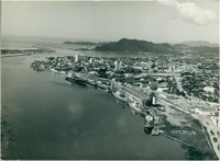 [Rio Itajaí-açu] : Porto de Itajaí : [vista aérea da cidade] : Itajaí, SC