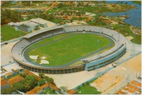 [Vista aérea da cidade] : Estádio Lourival Baptista : Aracaju (SE)